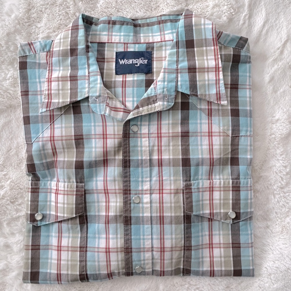 Men’s Wrangler , short sleeved shirt , XXL
